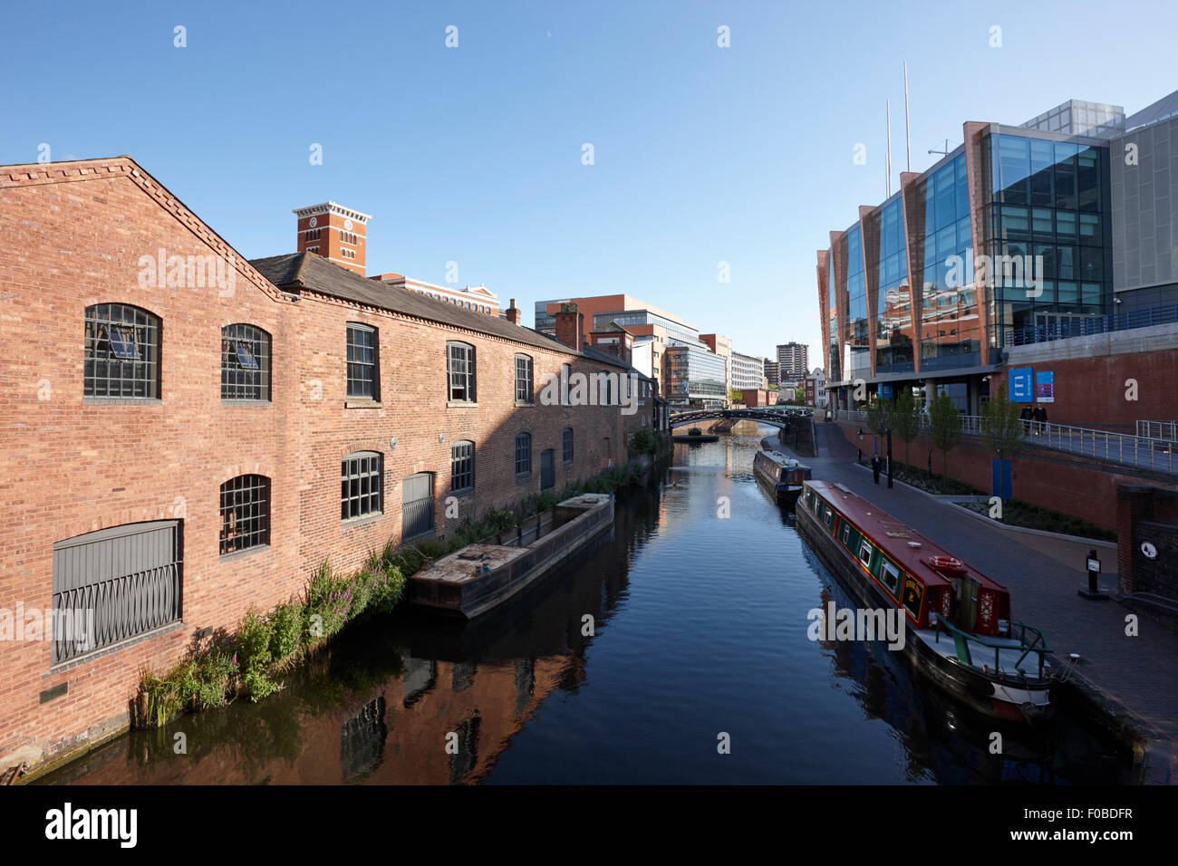 Birmingham und Fazeley Kanal Birmingham UK Stockfoto