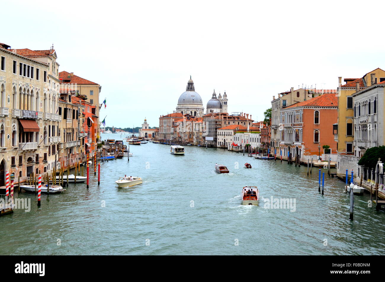 Wasserstraßen von Venedig Stockfoto