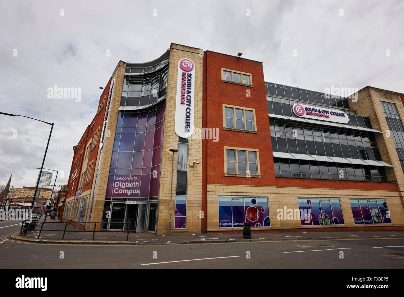 Digbeth Campus Süd und Stadt College Birmingham UK Stockfoto