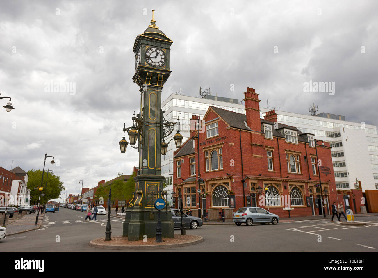 Joseph Chamberlain Memorial clock Warstone Lane Schmuck Quartal Birmingham UK Stockfoto
