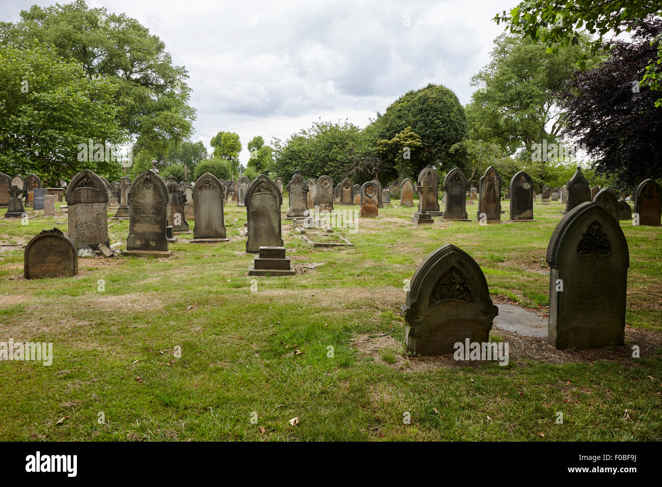 Warstone Lane Friedhof Birmingham UK Stockfoto