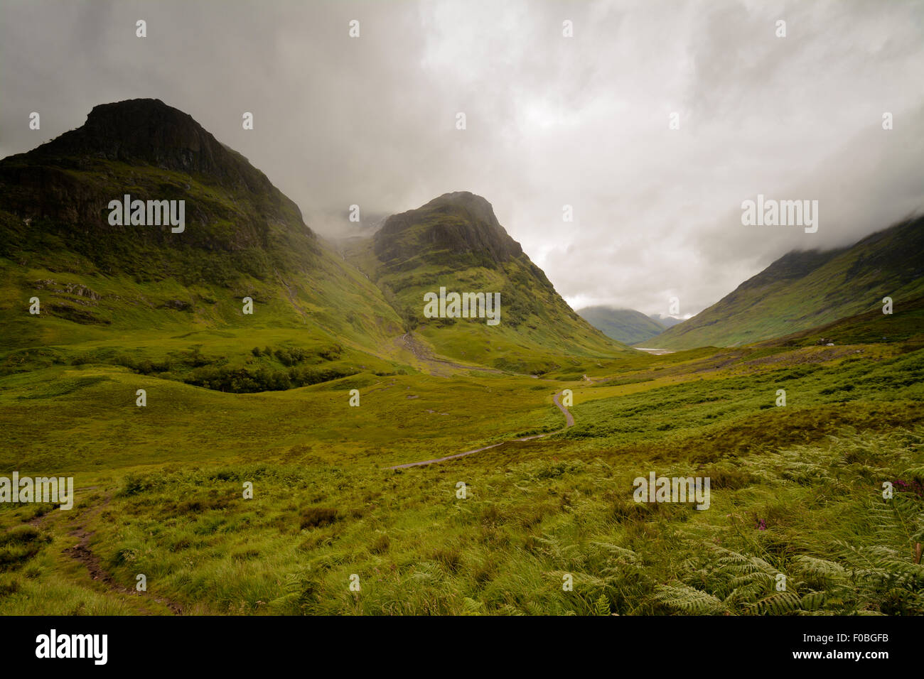 Glencoe - HIghlands, Schottland, Großbritannien Stockfoto
