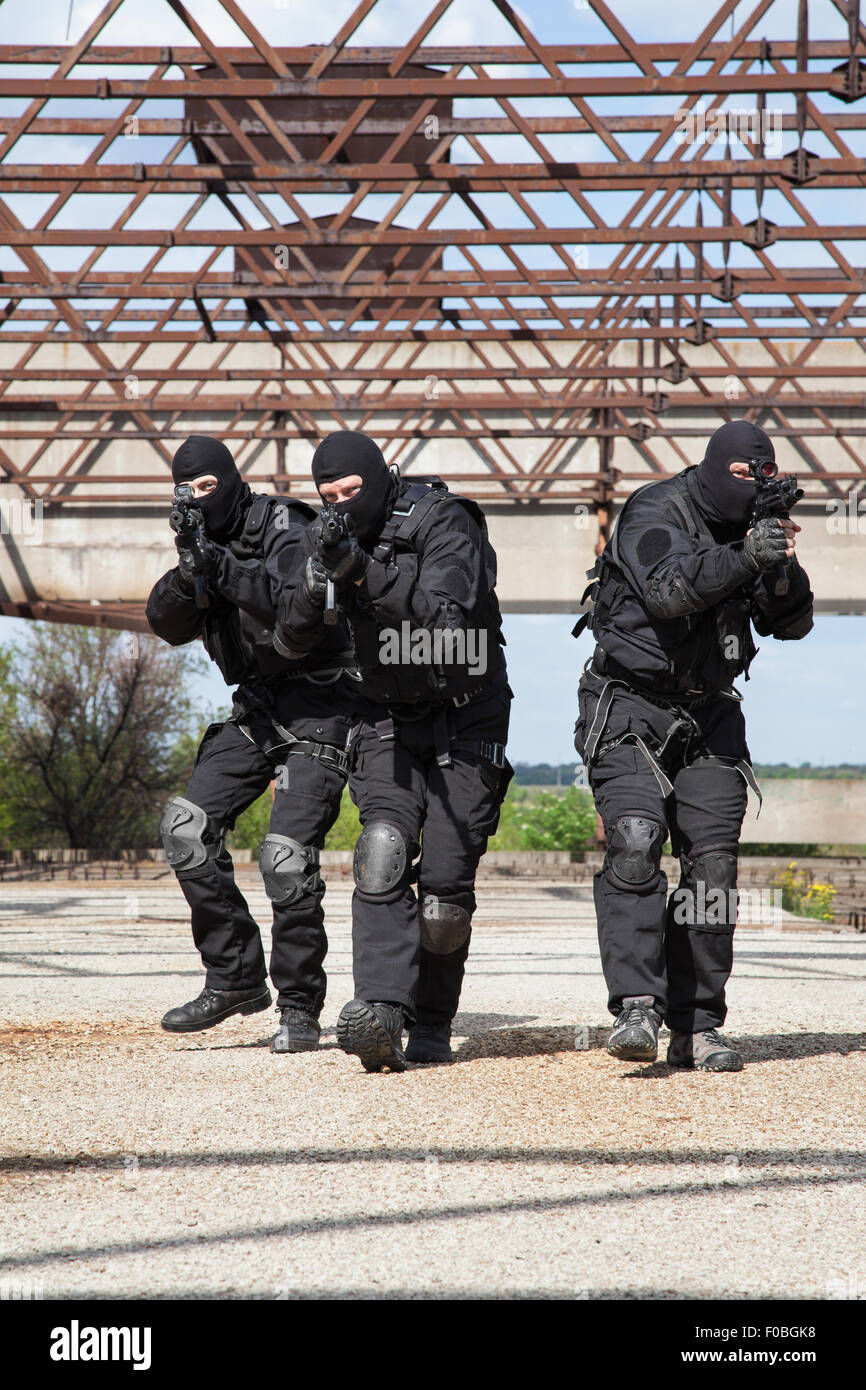 Special Forces in Aktion Stockfoto