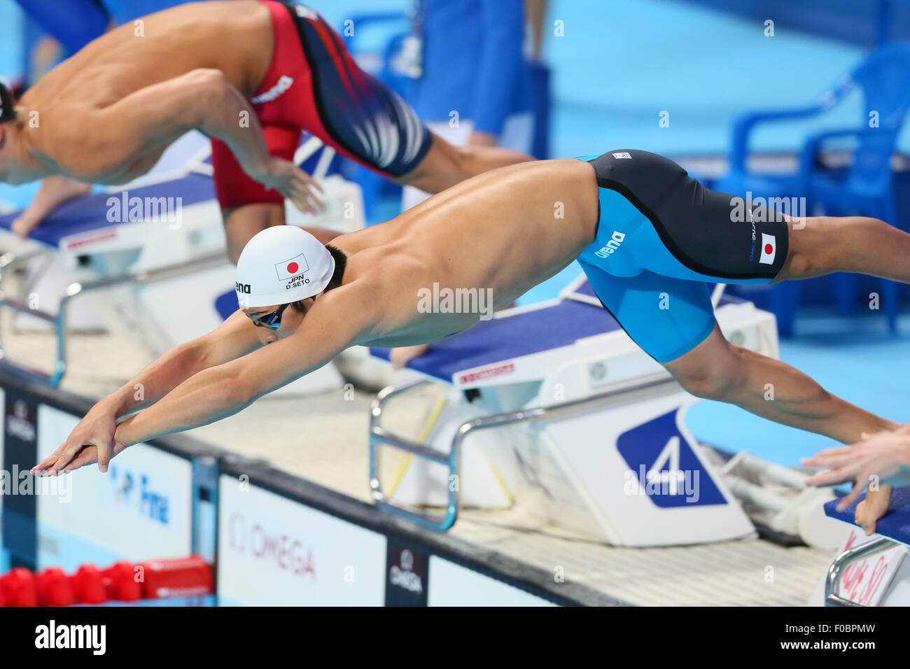 Kazan, Russland. 9. August 2015. Daiya Seto (JPN) Schwimmen: 16. FINA World Championships Kazan 2015 Männer 400m Lagenschwimmen Finale in Kasan Arena in Kazan, Russland. © Yohei Osada/AFLO SPORT/Alamy Live-Nachrichten Stockfoto