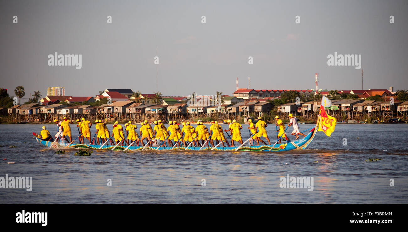 Bou Om Tuk Canbodia wasserfest Stockfoto