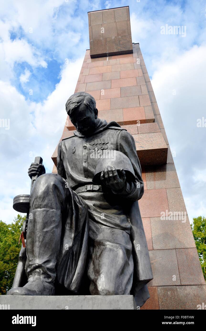 Sowjetisches Ehrenmal, Treptower Park, Berlin Stockfoto