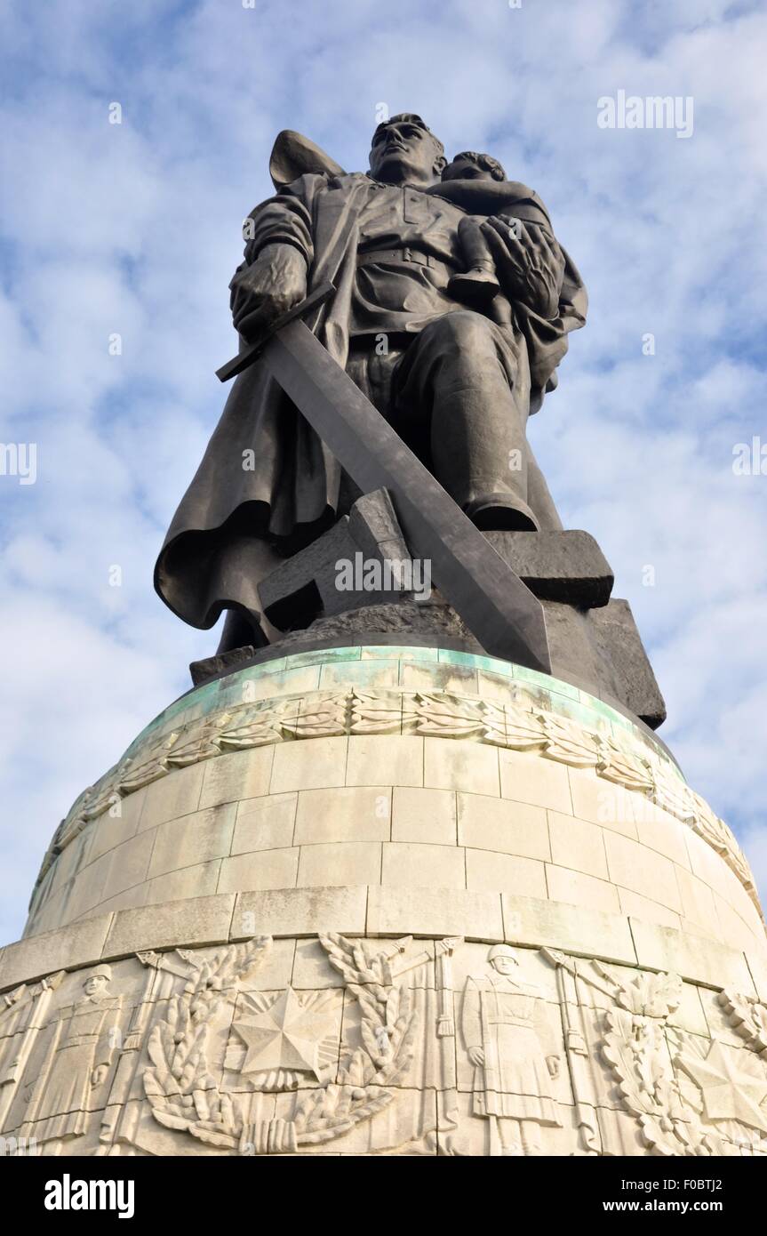Sowjetisches Ehrenmal, Treptower Park, Berlin Stockfoto