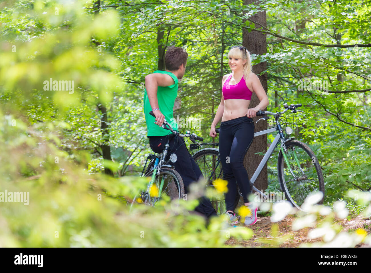 Lebensstil in der Natur. Stockfoto