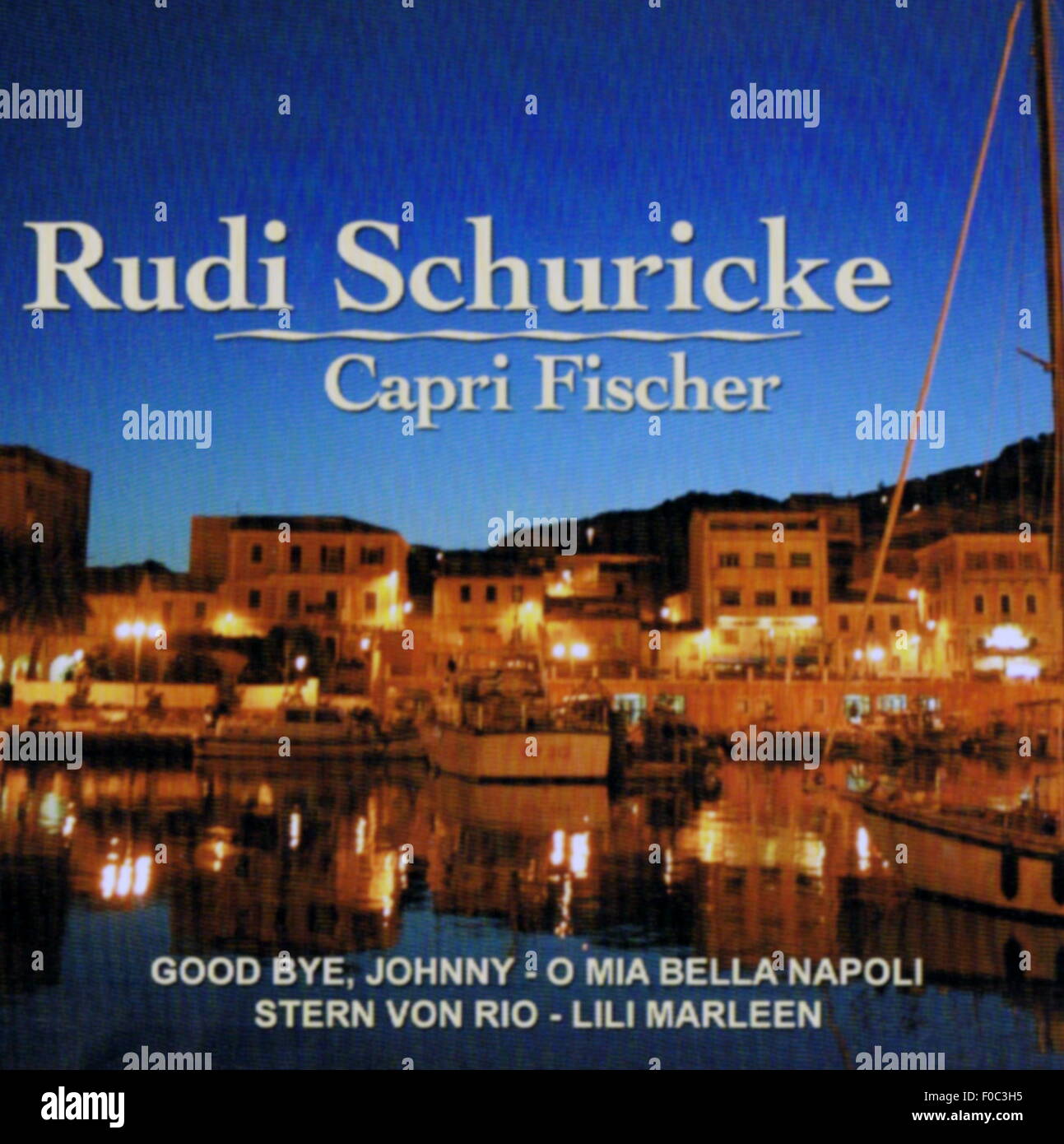 Musik, Schallplatten, 'Capri Fischer', von Rudi Schuricke, Cover, Powerstation, 2006, zusätzliche-Rights-Clearences-nicht verfügbar Stockfoto