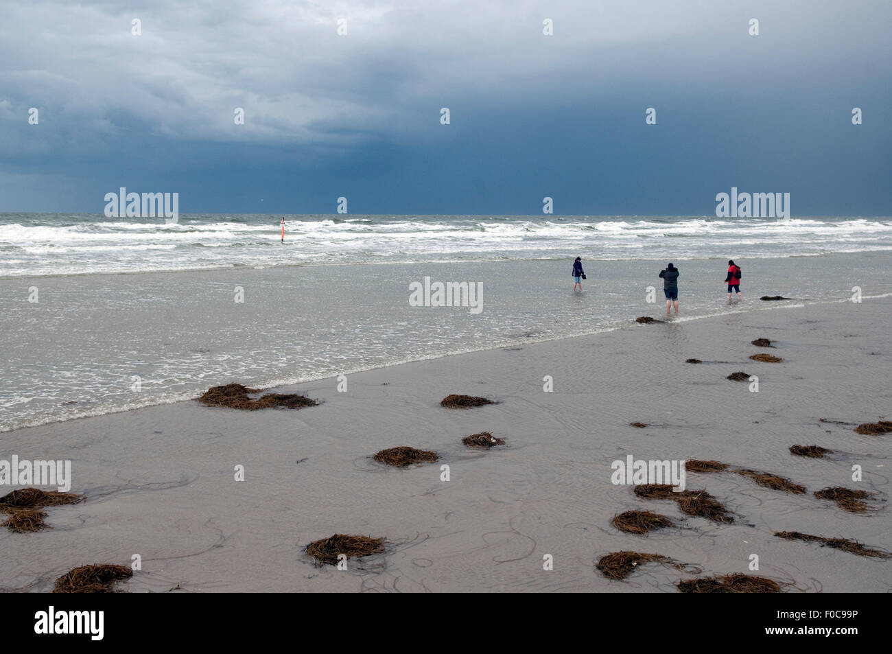 Gewitter, Kueste, Meer, wetter Stockfoto