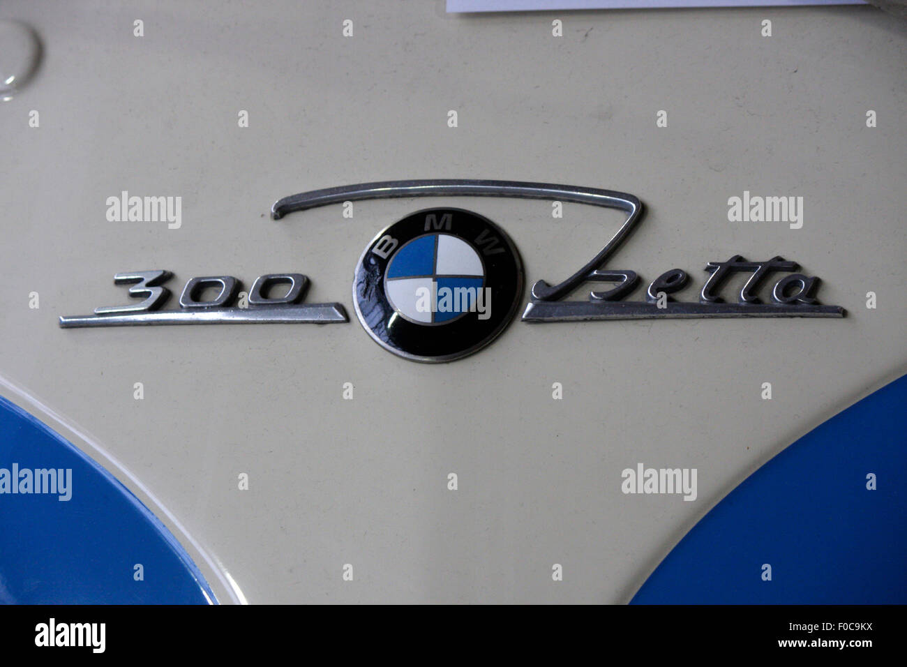 Markenname: 'BMW' (Isetta), Dezember 2013, Berlin. Stockfoto