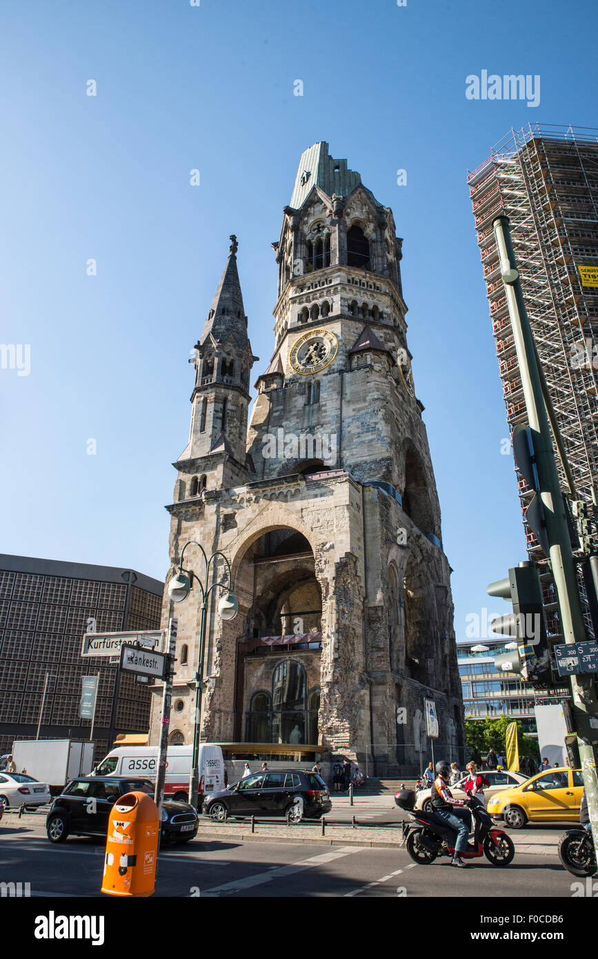Kaiser-Wilhelm-Gedächtniskirche, Berlin Stockfoto