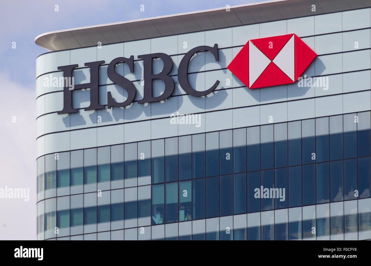 HSBC-Gruppe Global Headquarters HQ, 8 Canada Square, Canary Wharf, London E14 5HQ Stockfoto