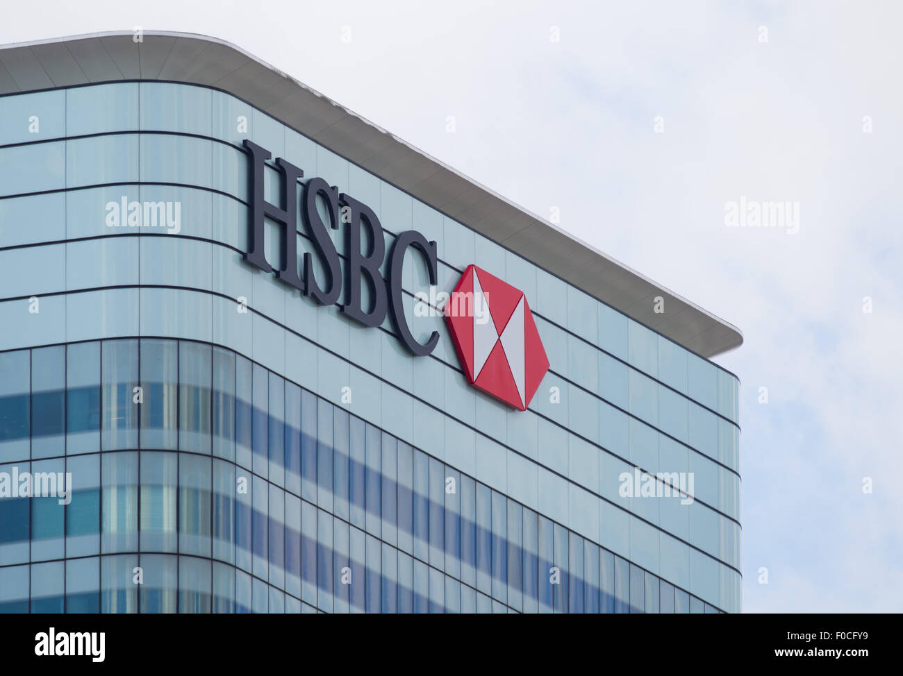 HSBC-Gruppe Global Headquarters HQ, 8 Canada Square, Canary Wharf, London E14 5HQ Stockfoto