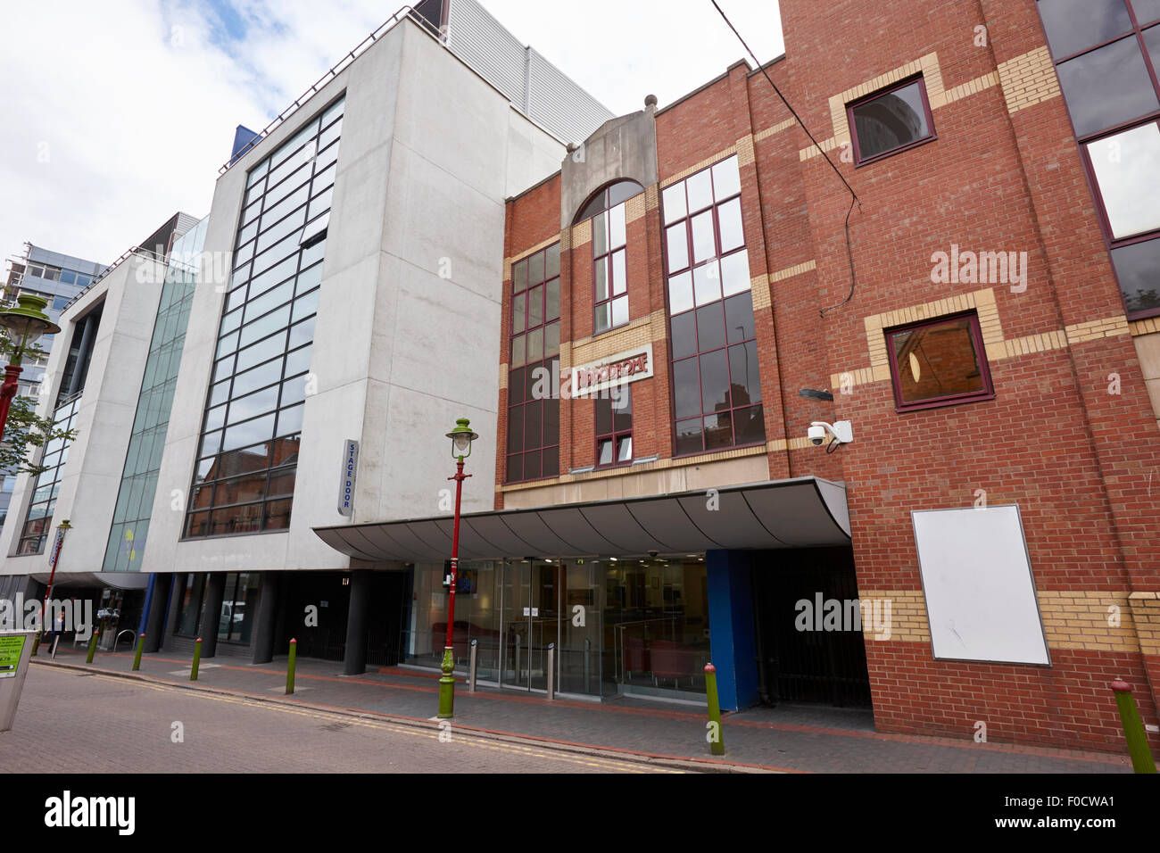 Hippodrome Theater Bühneneingang Birmingham UK Stockfoto