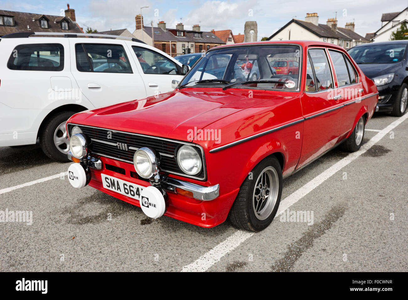 Mark 2 Ford Escort Anglesey nördlich wales uk Stockfoto