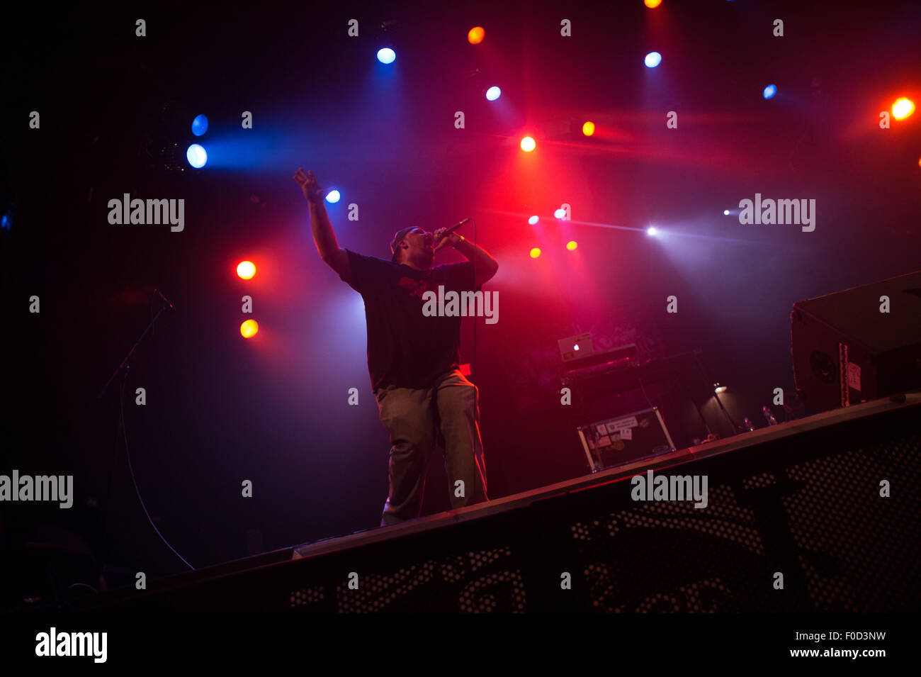 Alfa Faktion Hip-Hop-Gruppe auf der Bühne in Poughkeepsie, New York Stockfoto