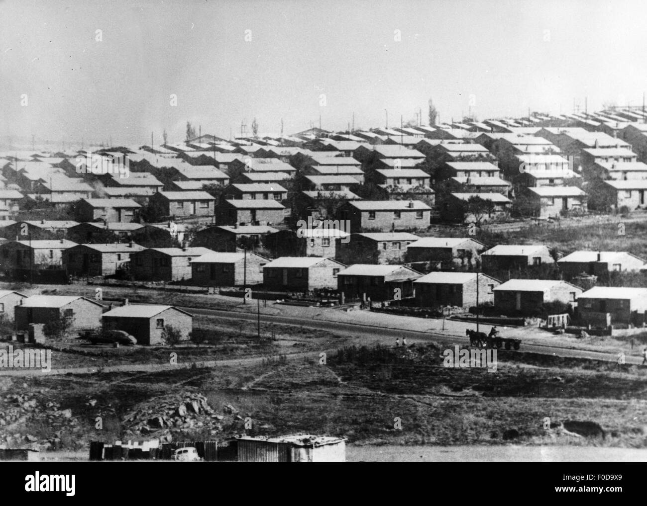 Geographie/Reisen, Südafrika, Johannesburg, Township in the Outskirts, 1960s, , Additional-Rights-Clearences-not available Stockfoto