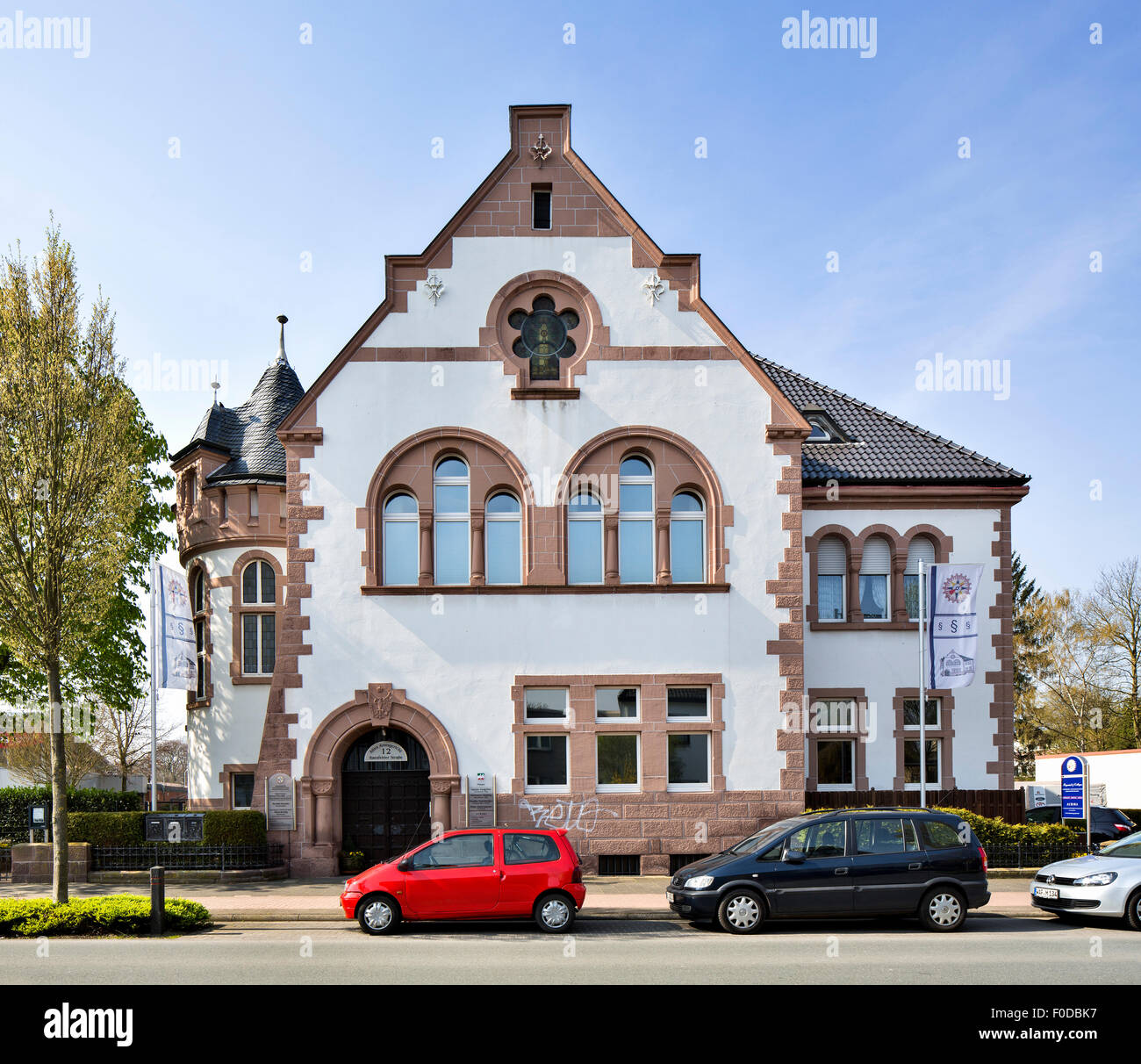 Altes Amtsgericht, Borken, Münsterland, Nordrhein-Westfalen, Deutschland Stockfoto