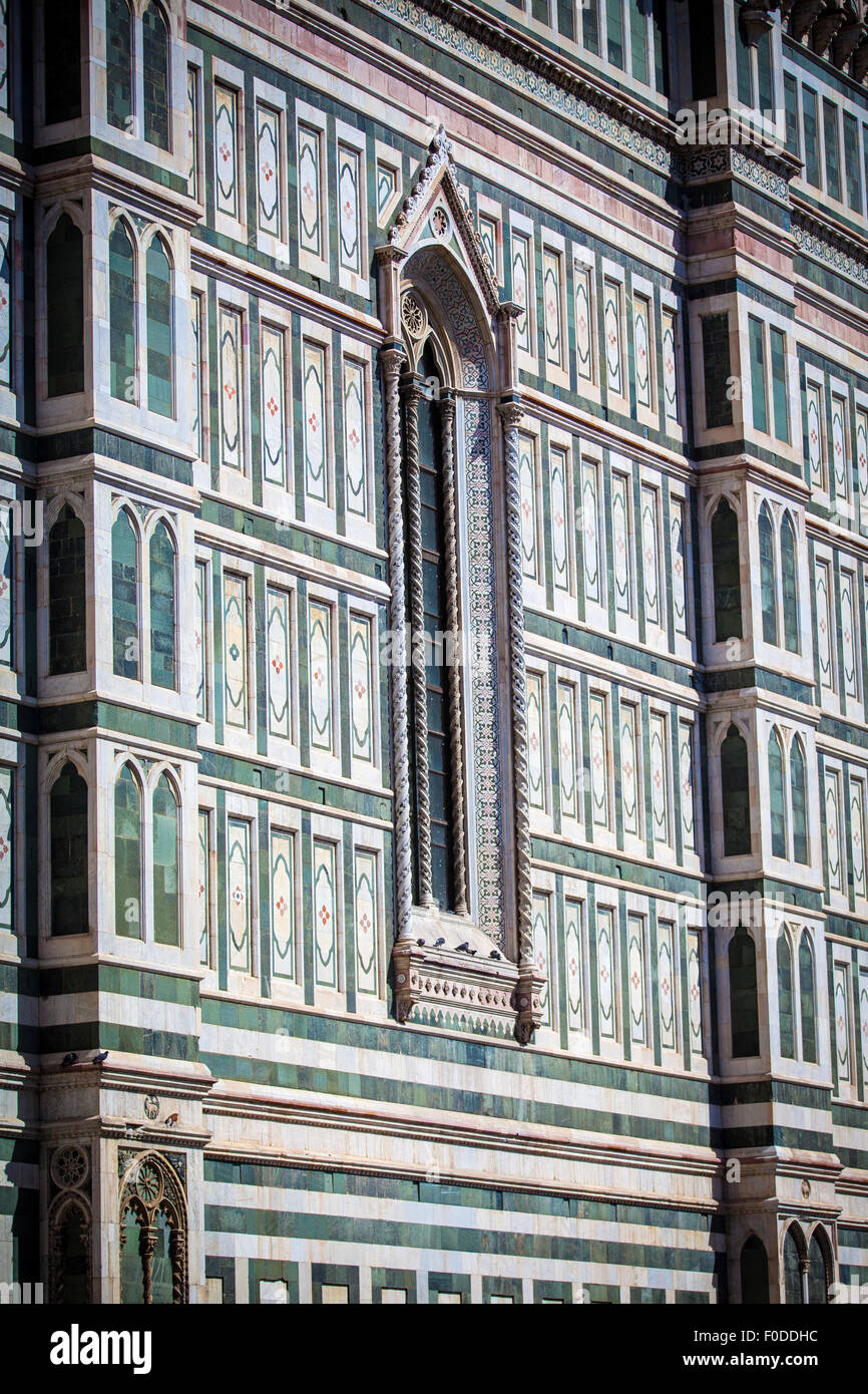 Domkuppel in Florenz, in einem Frühlingstag Stockfoto