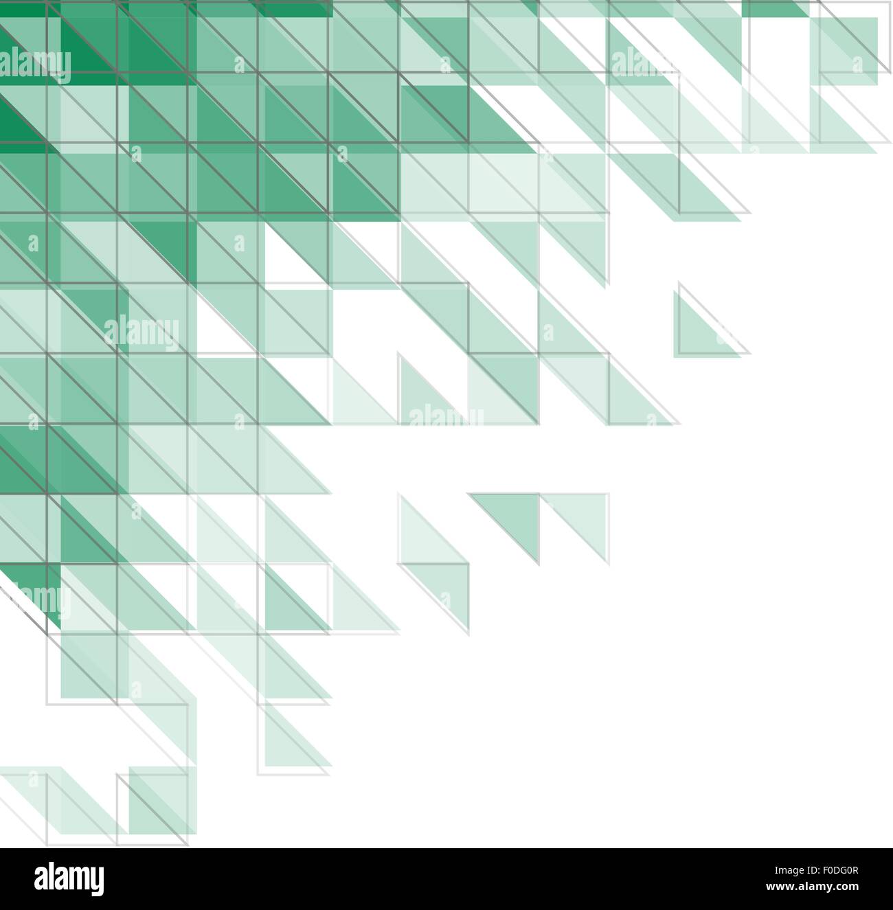 abstrakten geometrischen Hintergrund mit Dreiecken, Quadraten und Linien Stock Vektor