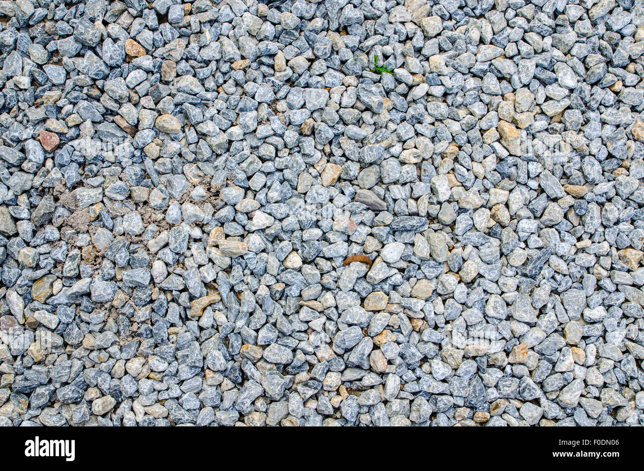 Schotter Steinen Textur Stockfoto