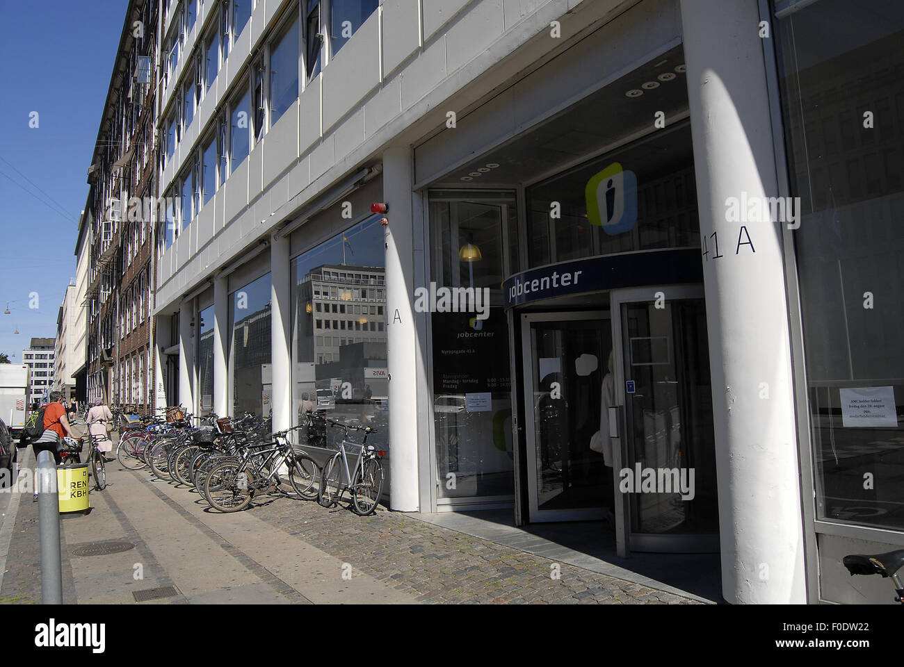 Kopenhagen, Dänemark. 13. August 2015. Dänische neue Regierung reduziert Arbeitslosen und reformierte Arbeitslosengeld. Bildnachweis: Francis Dean/Alamy Live-Nachrichten Stockfoto