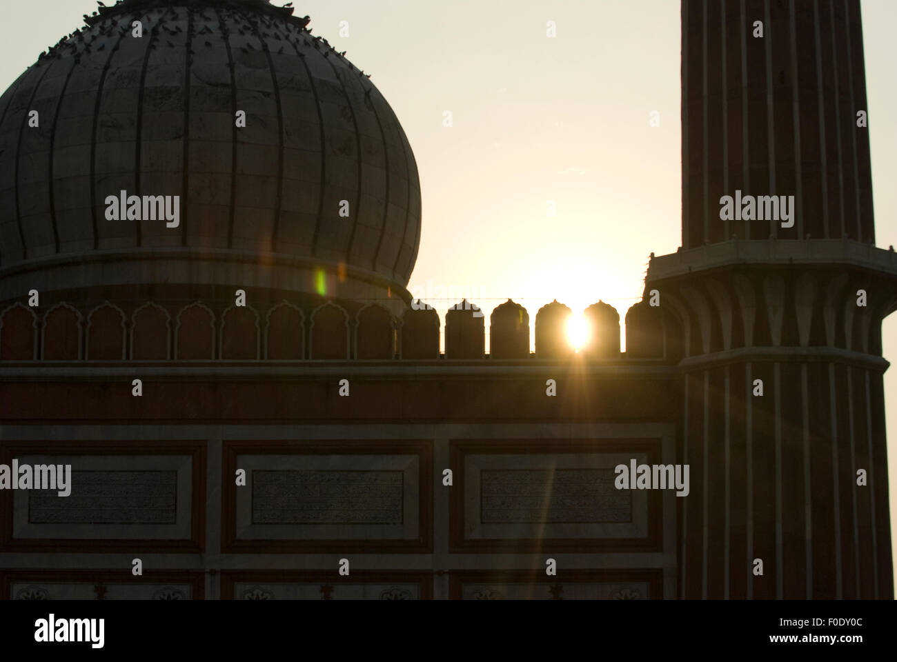 Das Bild wurde aufgenommen in Jama Masjid-Delhi-Indien Stockfoto