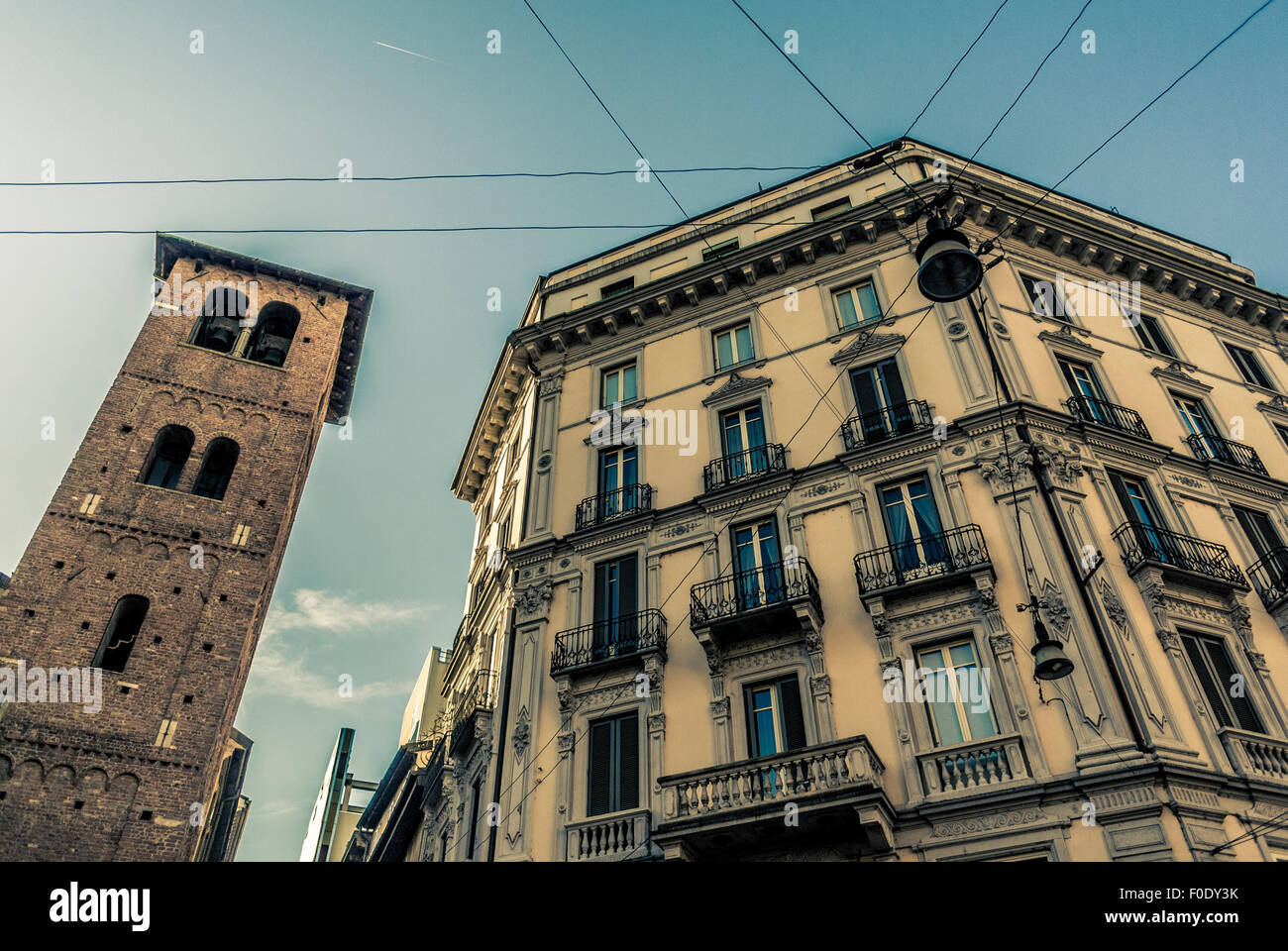 Hotel La Madonnina, Via Giuseppe Mazzini, Mailand, Italien Stockfoto