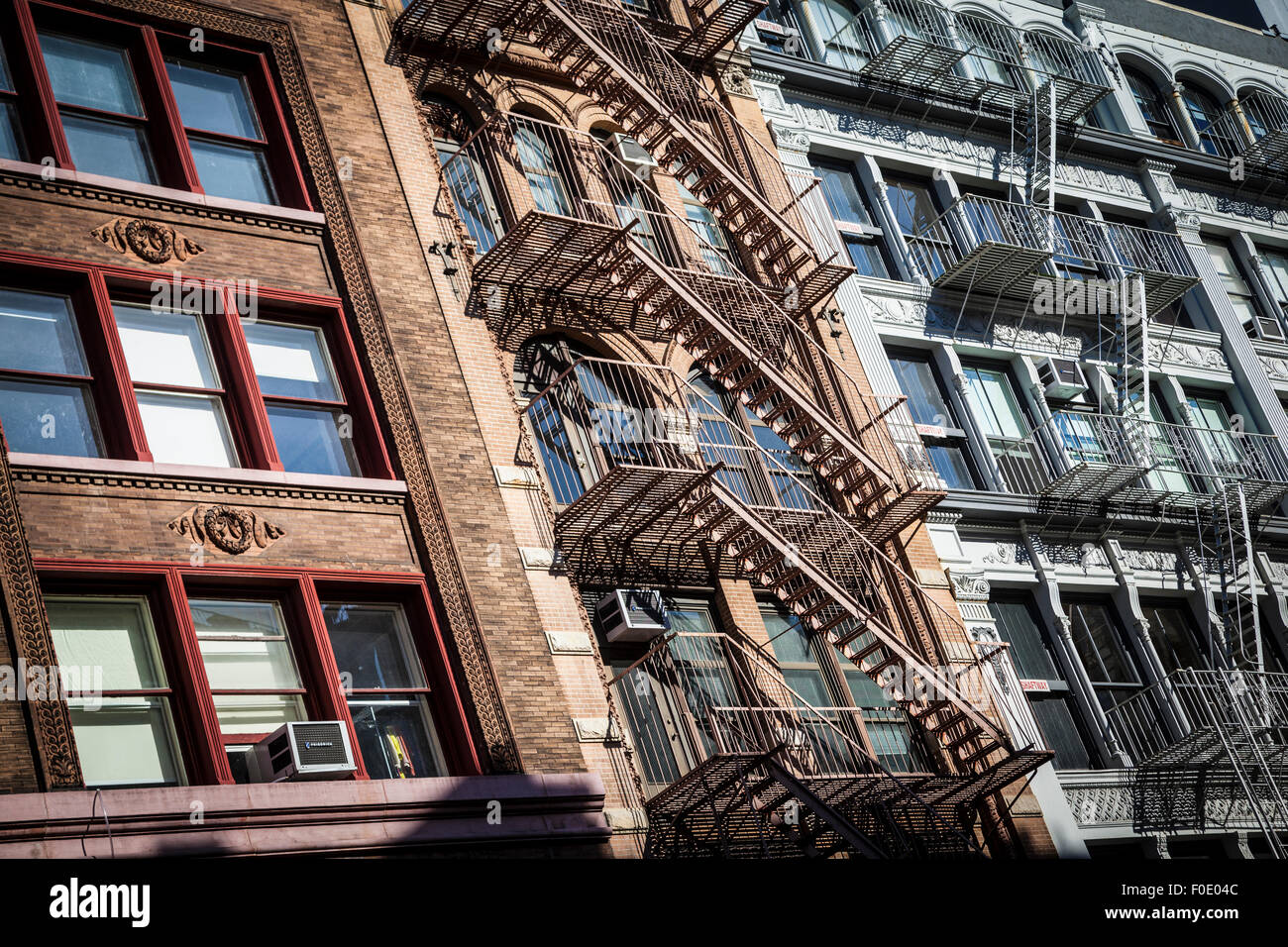 Gebäude der klassischen New York, Manhattan Stockfoto