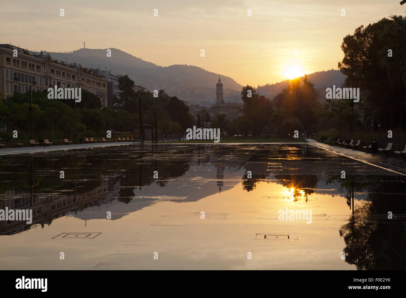 Setzen Sie Masséna, Nizza, Alpes-Maritim, Frankreich. Stockfoto