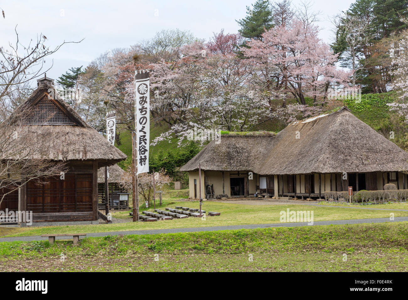 Michinoku Folklore Dorf in Iwate, Japan Stockfoto