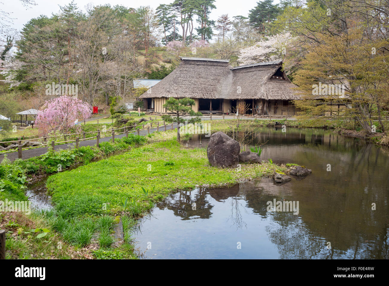 Michinoku Folklore Dorf in Iwate, Japan Stockfoto