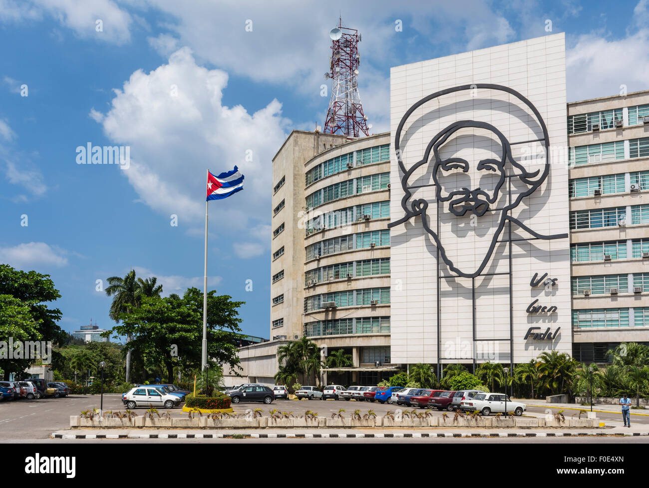 Platz der Revolution in Havanna, Kuba Stockfoto