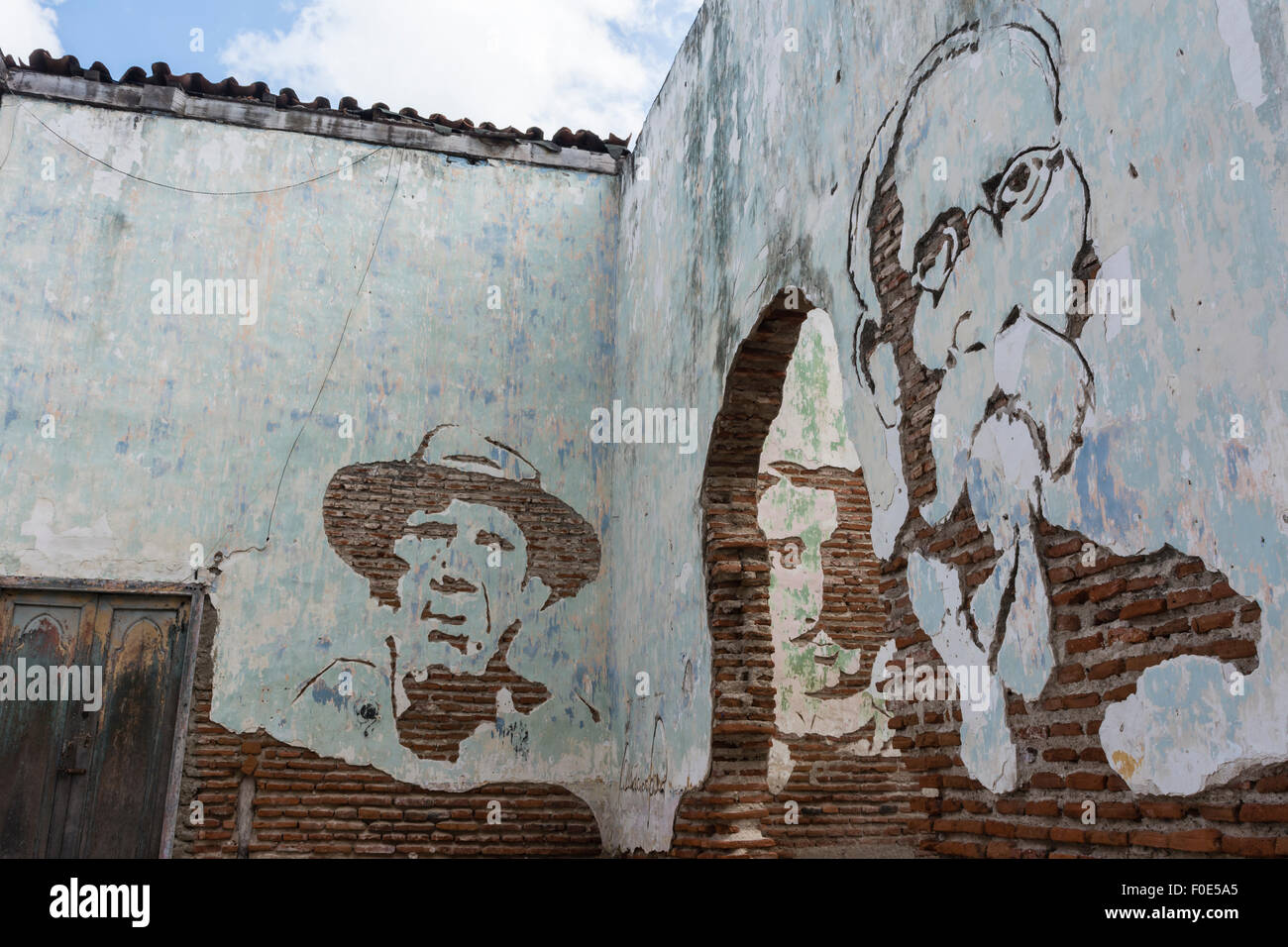 Wandmalereien in Kuba Stockfoto