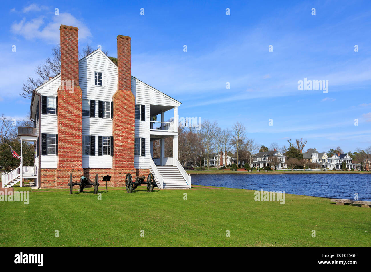 Barker-Moore Haus, Edenton, NC, USA Stockfoto
