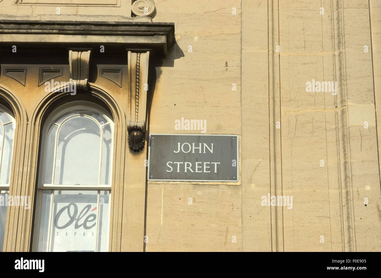 John Street, City of Bath. England Stockfoto
