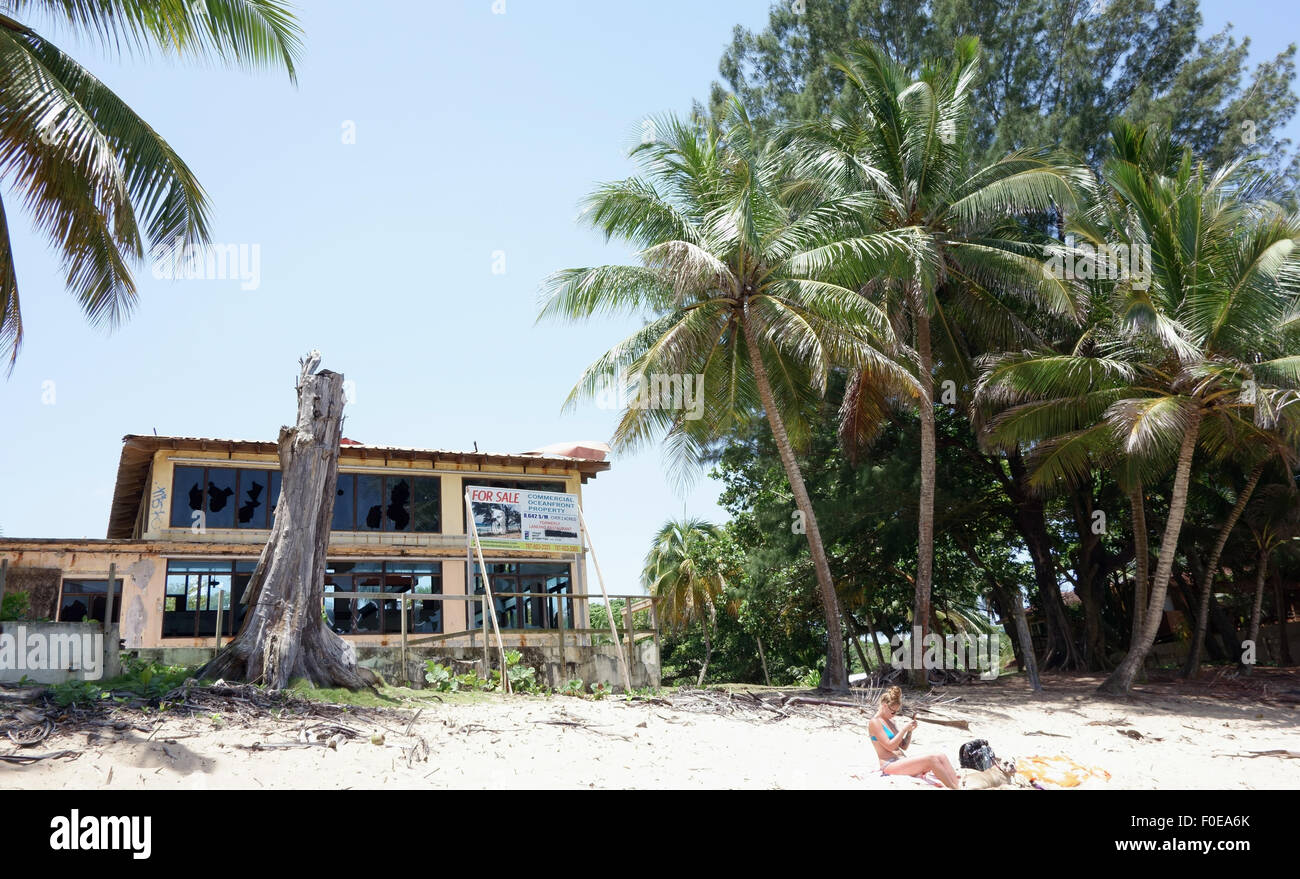 Sandy Beach Rincon Puerto Rico Stockfoto