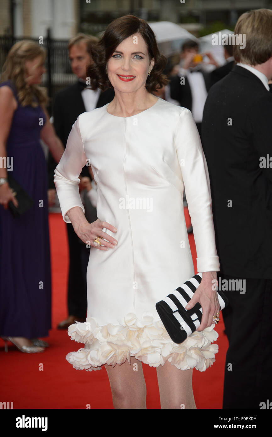 Elizabeth McGovern kommt für den BAFTA feiert Downton Abbey Stockfoto
