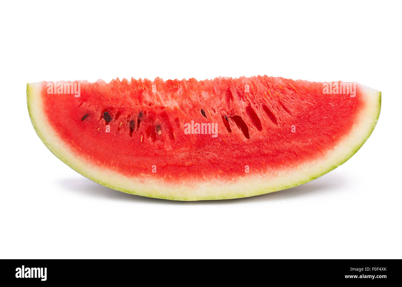 Wassermelone Stück isoliert Stockfoto