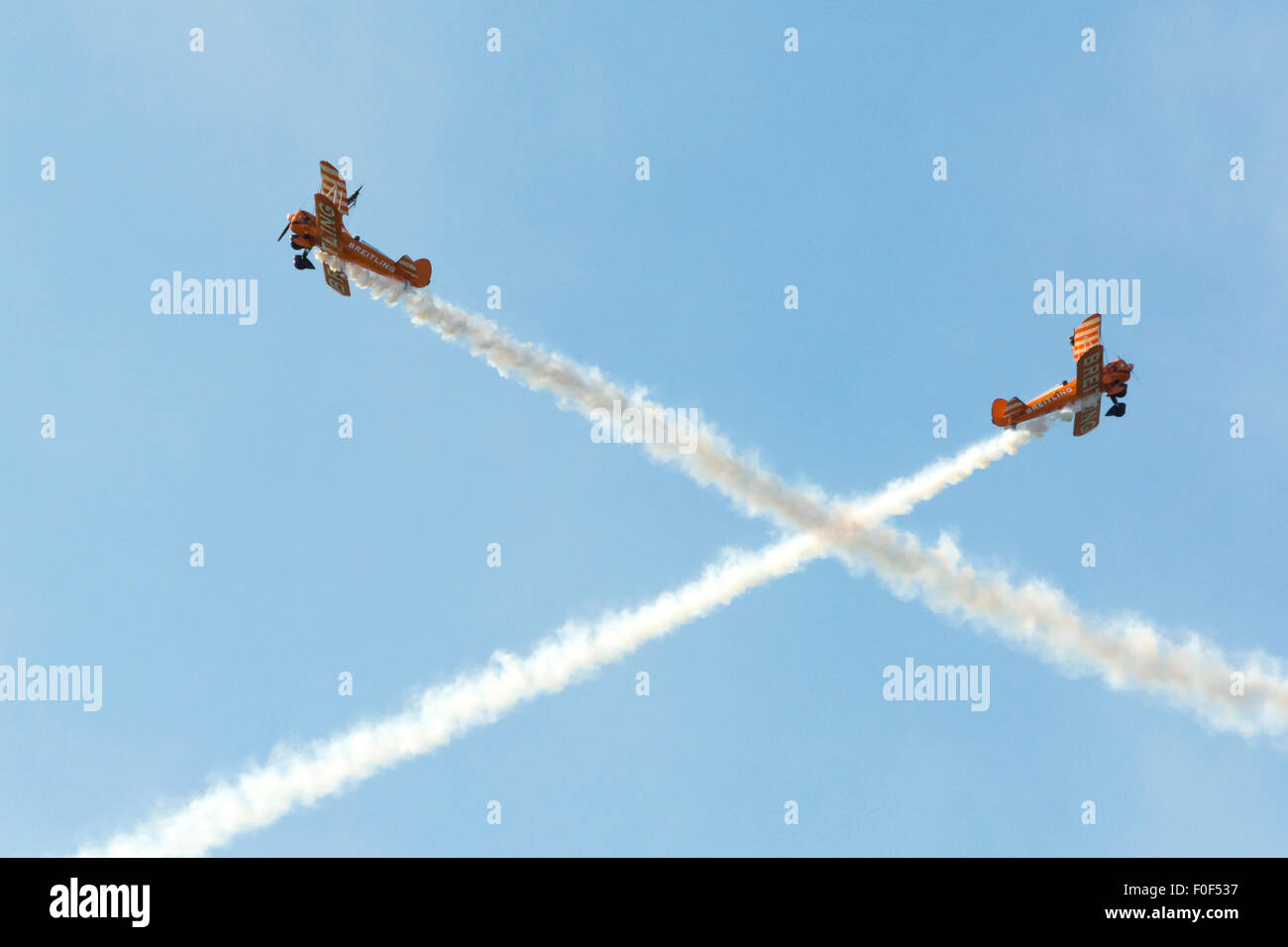 Breitling Winwalkers an der 37. jährliche Bristol Balloon Fiesta, Stockfoto