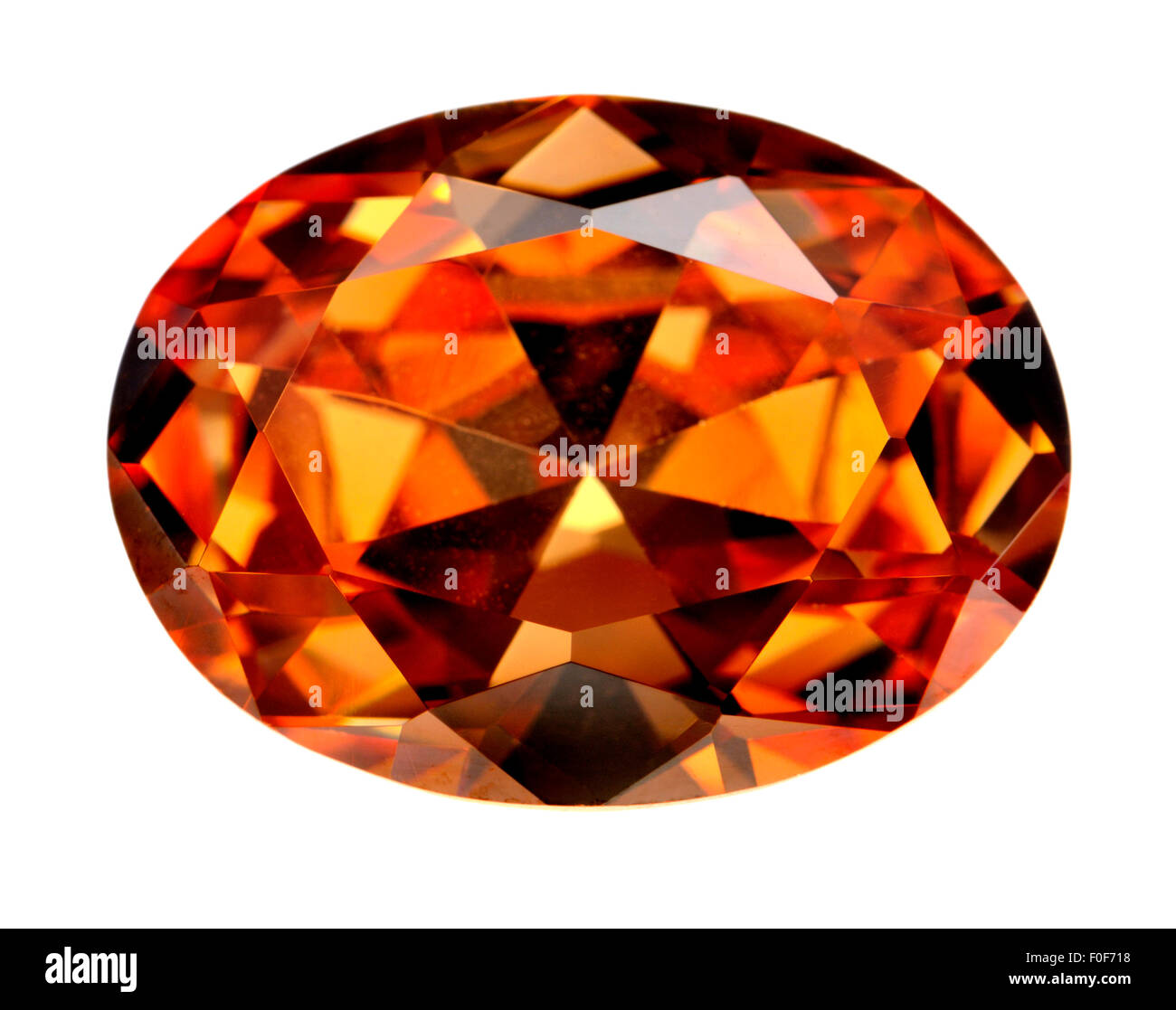 Champagner-Diamanten (Lab erstellt, Cubic Zirkonia) Stockfoto