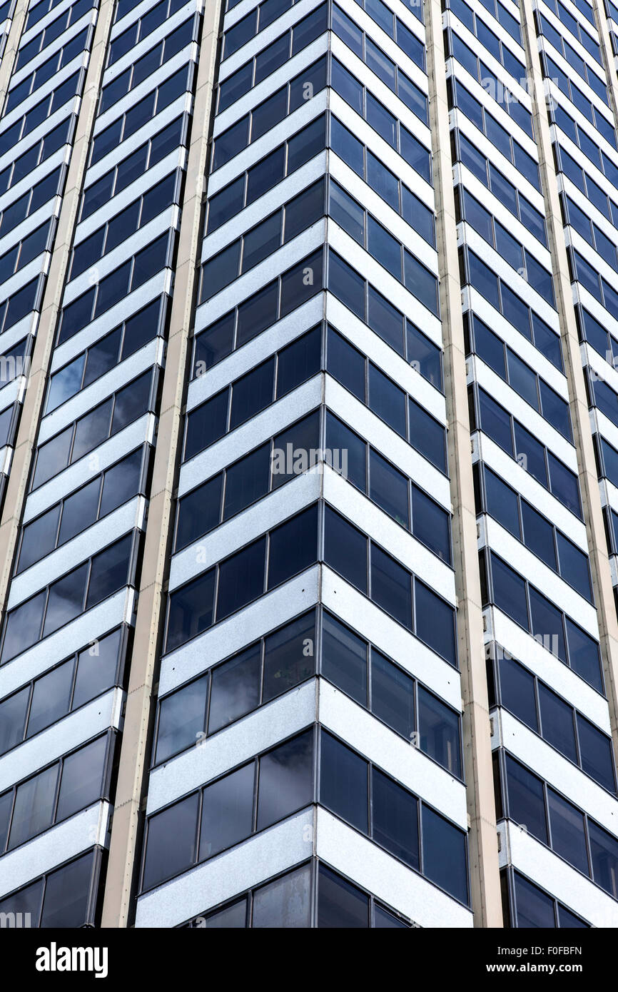 Grafikstil Architektur - Detail (The London Studios, He Zentrale des ITV) Stockfoto