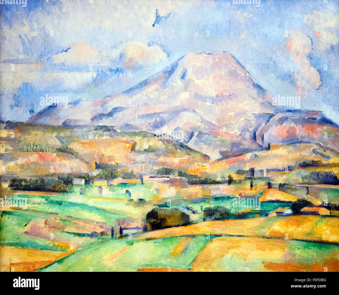 Paul Cezanne (Aix-en-Provence (FR) 1839-1906) La Montagne Sainte Victoire, c 1888 Öl auf Leinwand Stockfoto