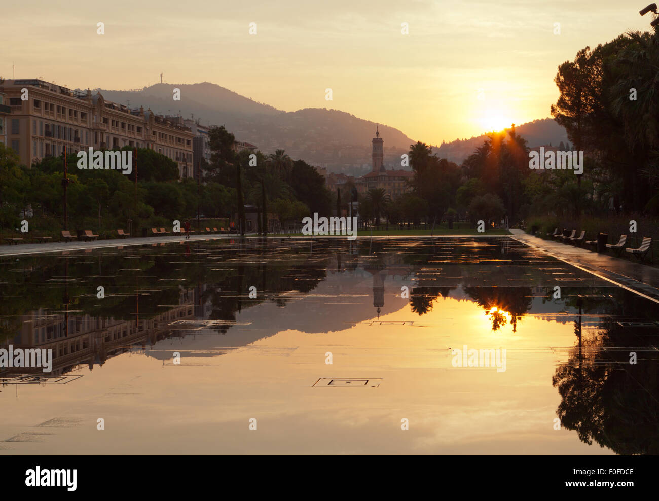 Setzen Sie Masséna, Nizza, Alpes-Maritim, Frankreich. Stockfoto