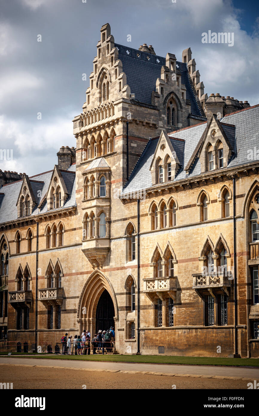 Christ Church College ist eine der größten Hochschulen in der University of Oxford und ist verbunden mit Christ Church cathedral Stockfoto