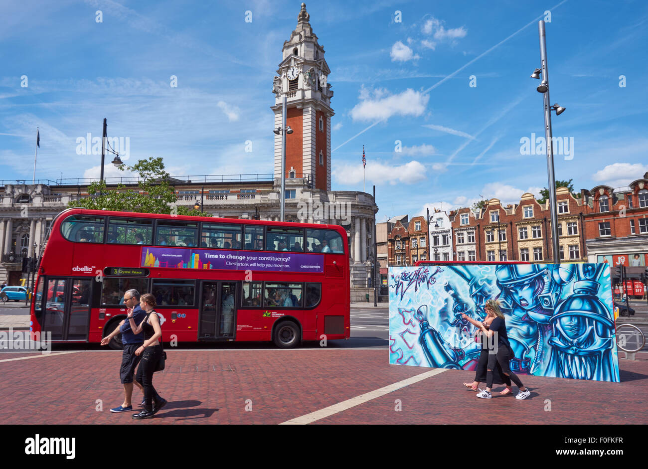 Lambeth Rathaus in Brixton, London England Vereinigtes Königreich UK Stockfoto