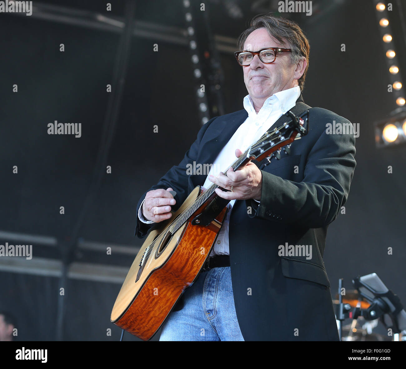 Hurtwood Park Polo Club Host Rock ' n ' PS zugunsten von Prostata-Krebs-Featuring: Chris Difford Where: Ewhurst, Vereinigtes Königreich: 13. Juni 2015 Stockfoto