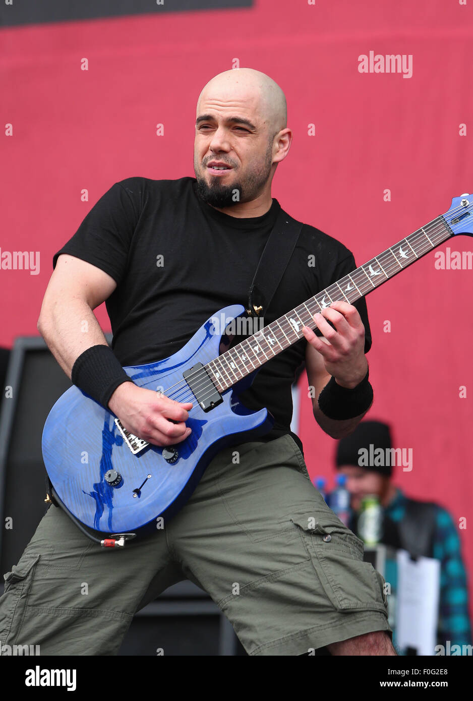 Download Festival - Tag 3 Mitwirkende: Marc Rizzo wo: Donnington, Vereinigtes Königreich bei: 14. Juni 2015 Stockfoto