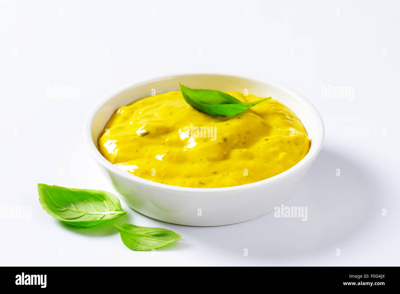 Curry-Sauce in einer kleinen Schüssel Stockfoto